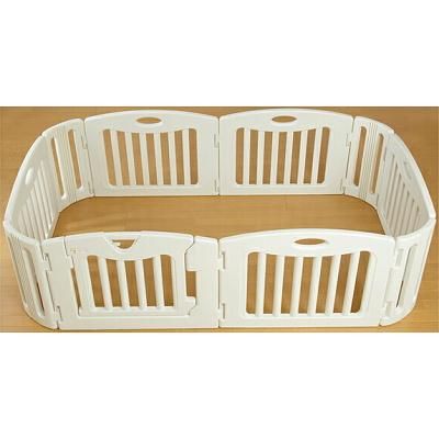 ベビーサークル123 キッズランドスクエア (195×116×61cm) プラスチック製ベビーサークル 日本育児【6ヵ月目以降はいつでも返却可能】