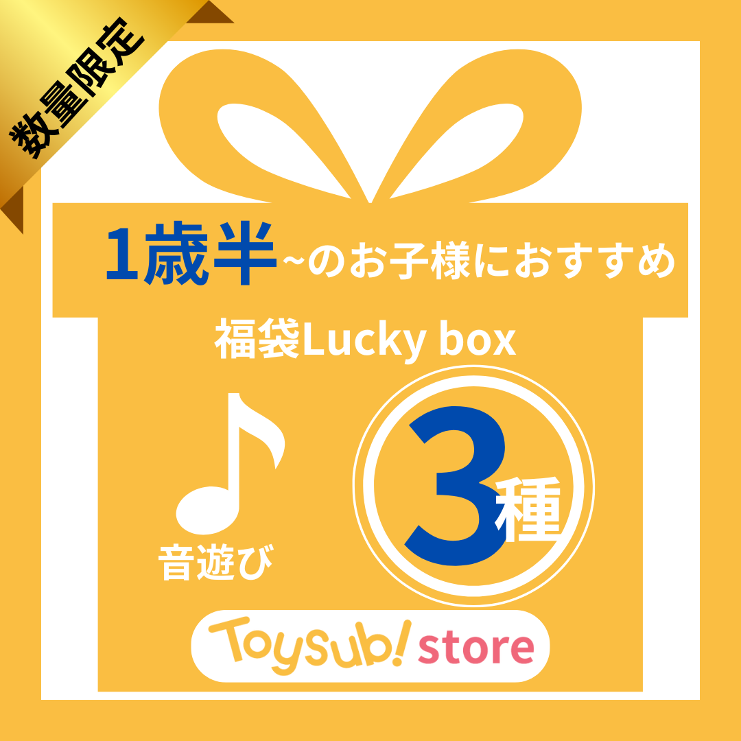 ✨福袋✨【数量限定!】1歳半から楽しめる音あそびが好きなお子様におすすめのLucky box【お楽しみ3種】