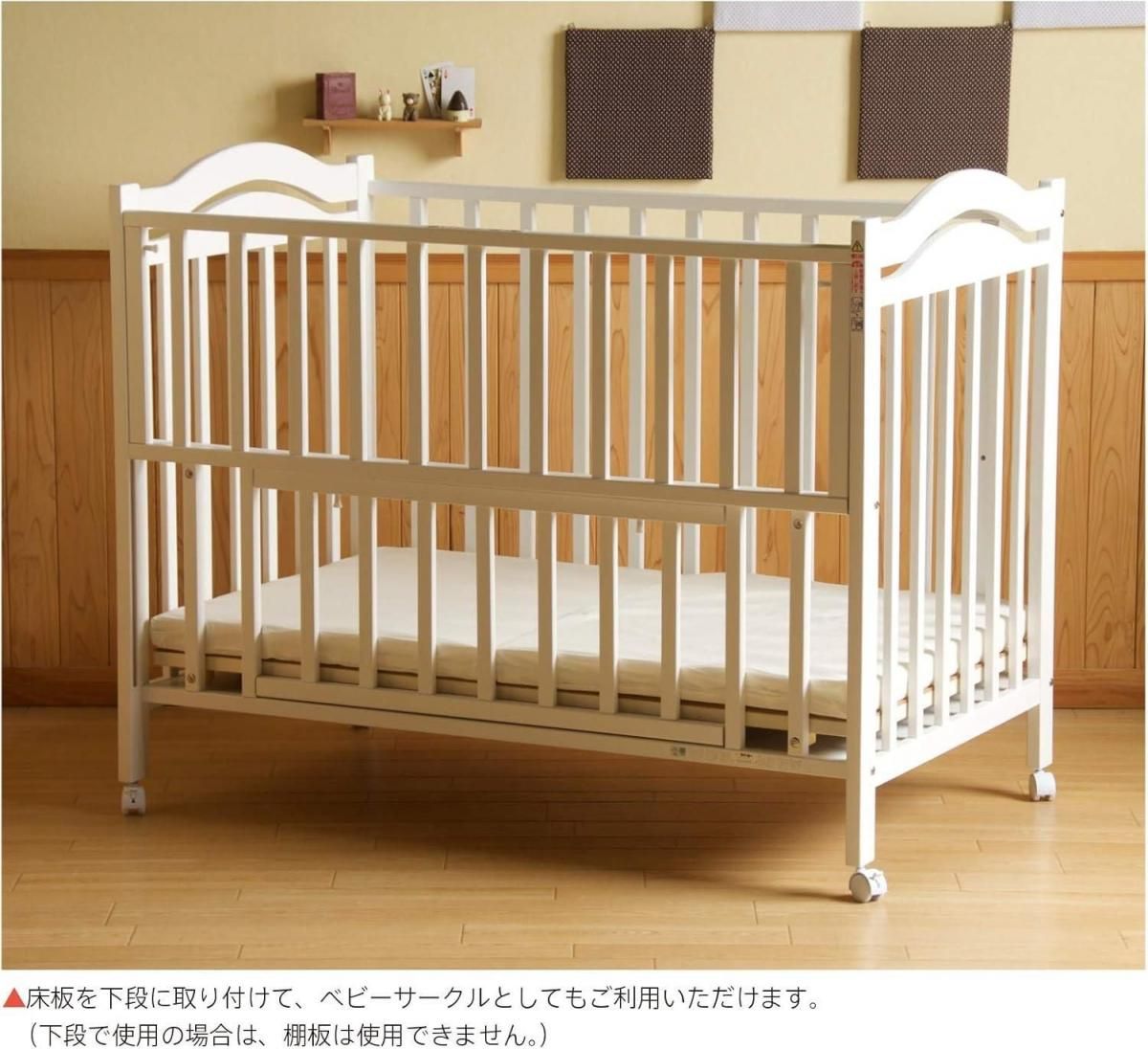 スリーピー アリス 石崎家具 レギュラーサイズベビーベッド【6ヵ月目以降はいつでも返却可能】