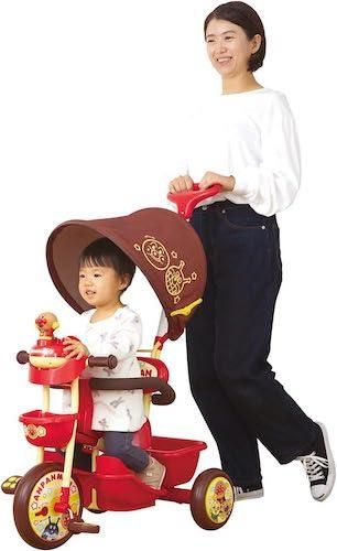 ブザー付きおでかけ三輪車 おしゃべりアンパンマンSP エム・アンド・エム【6ヵ月目以降はいつでも返却可能】