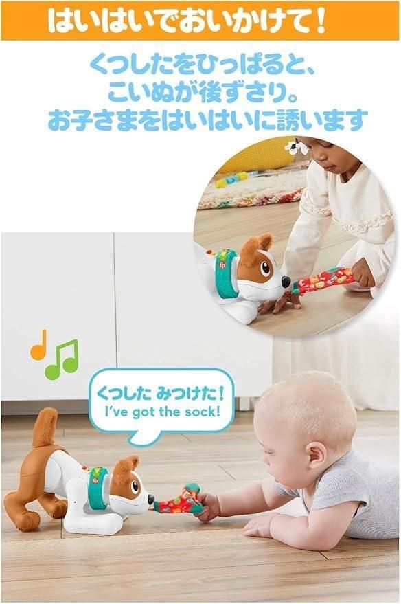 こいぬと一緒においかけっこ! バイリンガル・パピー 知育玩具 フィッシャープライス(Fisher Price)【6ヵ月目以降はいつでも返却可能】