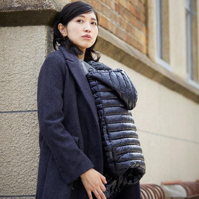 ウインター ライトダウンカバー リモンタ 抱っこ紐 ベビーホッパー(BabyHopper)【6ヵ月目以降はいつでも返却可能】