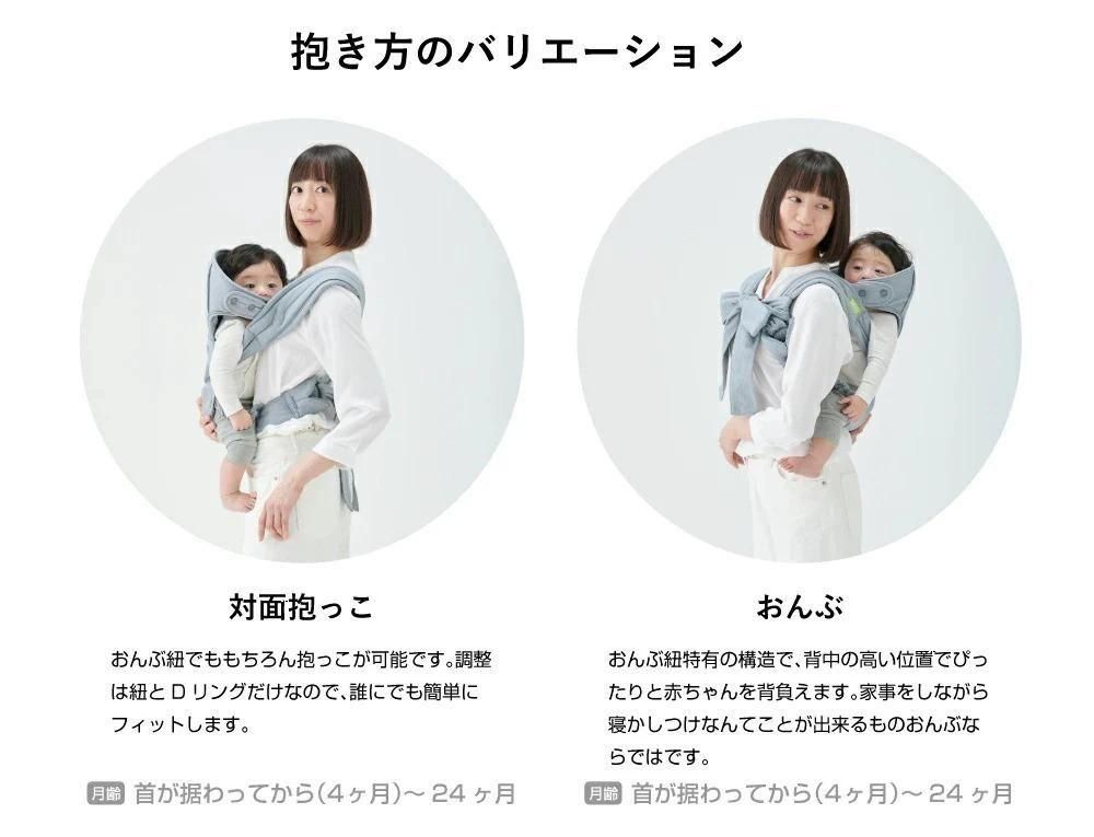 オンバックス キャリア ベーシック (ON BACKS CARRIER BASIC) 抱っこ紐・おんぶ紐 ラッキーインダストリーズ(Lucky Industries)【6ヵ月目以降はいつでも返却可能】