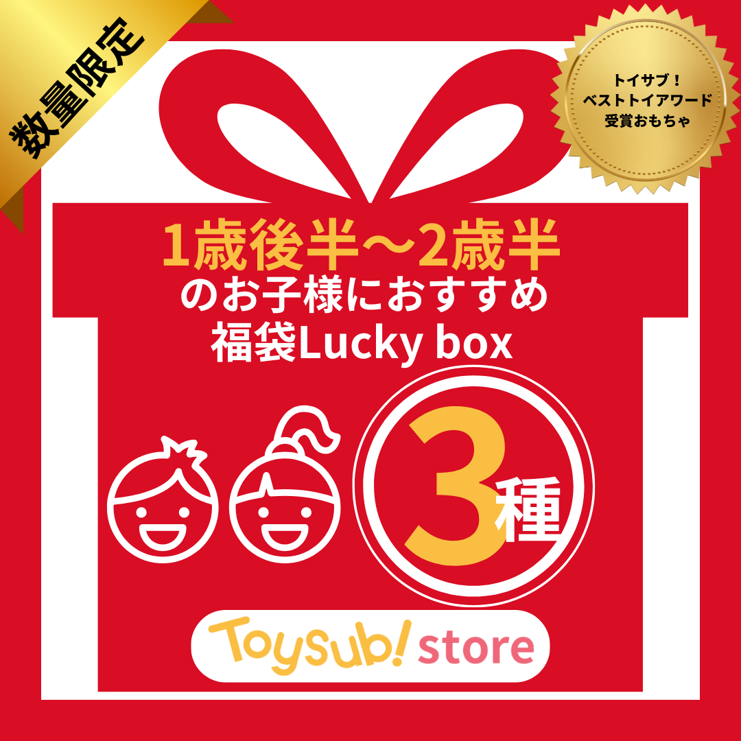 ✨福袋✨【数量限定!】トイサブ!ベストトイアワード受賞おもちゃ♪1歳~2歳のお子様におすすめのLucky box【お楽しみ3種】