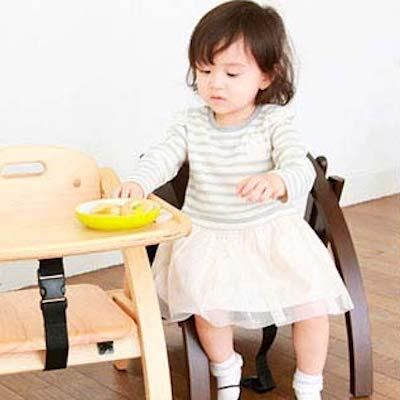 アーチ木製 ローチェア 大和屋(Yamatoya) ベビーチェア【6ヵ月目以降はいつでも返却可能】