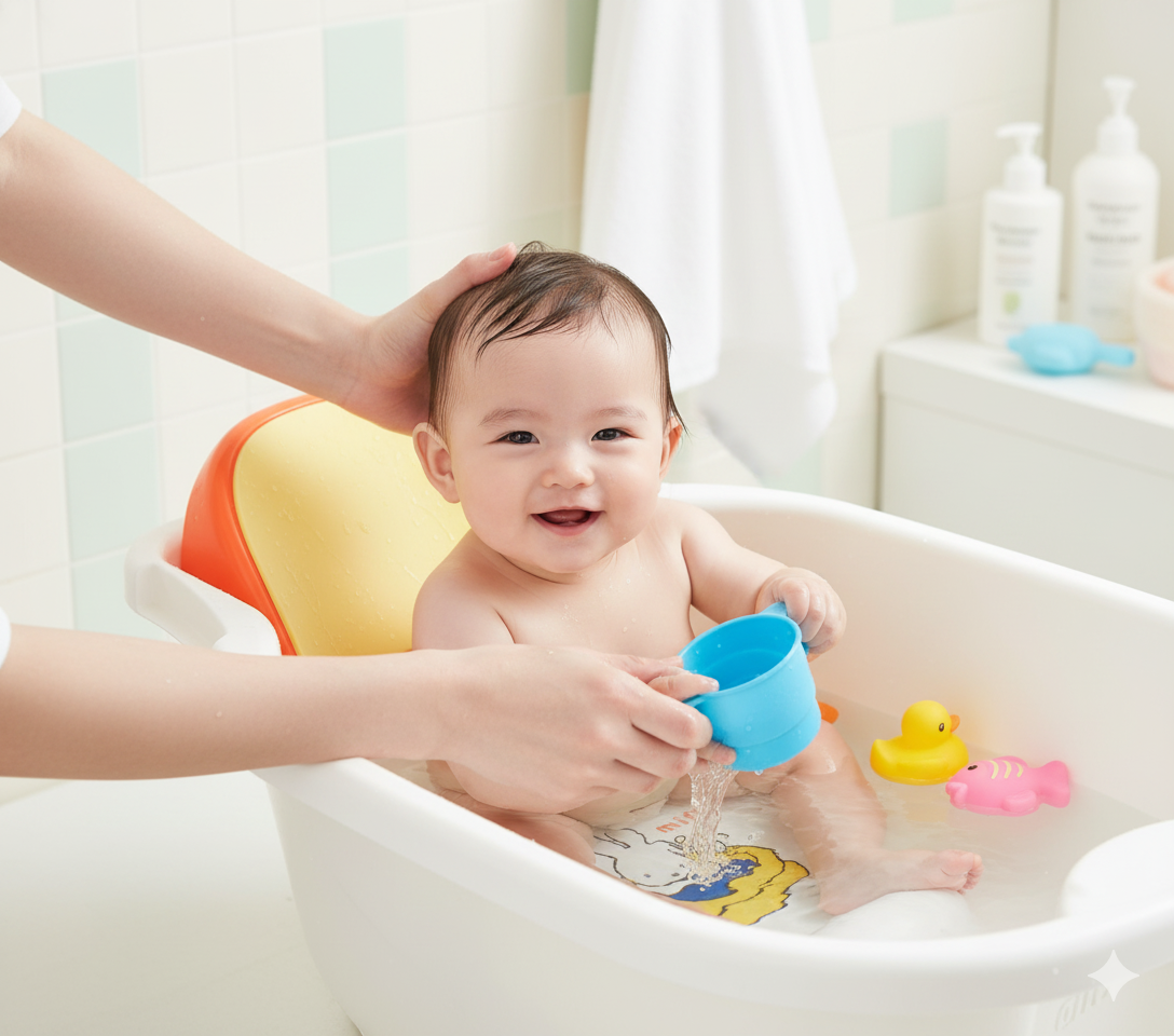 ミッフィー ワンツーバス リッチェル ベビーバス【3ヵ月目以降はいつでも返却可能】