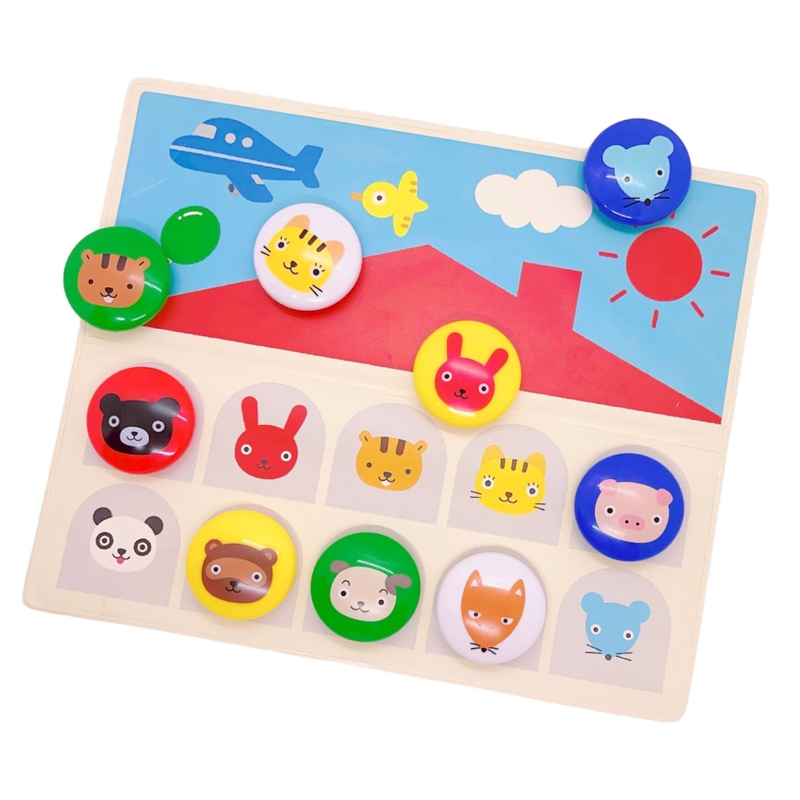 くろくまくんの絵あわせあそび マグネットでぴったん!【中古販売】