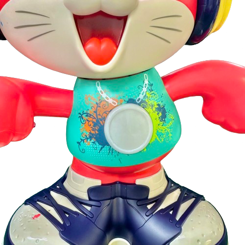Dancing catの胸元ライト