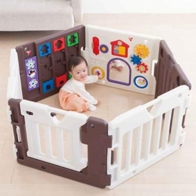 ミュージカルキッズランド DX (140cm×121cm×56cm) プラスチック製ベビーサークル 日本育児【6ヵ月目以降はいつでも返却可能】