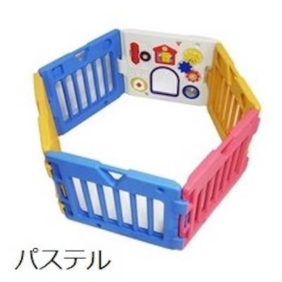 ミュージカルキッズランド DX (140cm×121cm×56cm) プラスチック製ベビーサークル 日本育児【6ヵ月目以降はいつでも返却可能】