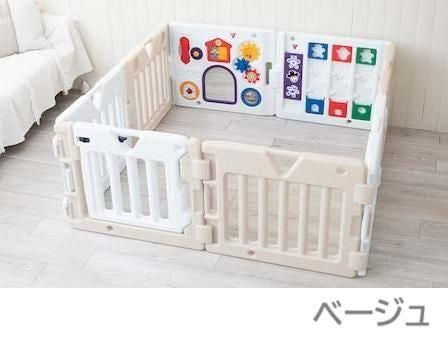 ミュージカルキッズランド DX (140cm×121cm×56cm) プラスチック製ベビーサークル 日本育児【6ヵ月目以降はいつでも返却可能】