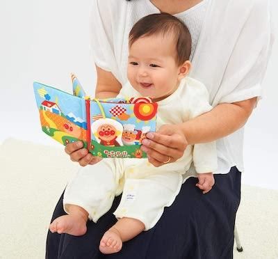 ベビラボ アンパンマン 脳を育む おでかけ布えほん バンダイ 知育玩具【6ヵ月目以降はいつでも返却可能】