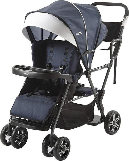 二人でゴー カトージ(KATOJI)《二人乗り》 二人乗り/双子用ベビーカー【3ヵ月目以降はいつでも返却可能】