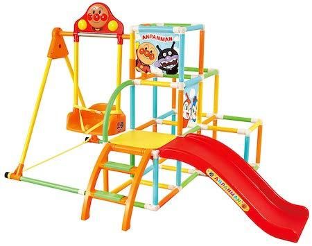 アンパンマン うちの子天才 カンタン折りたたみ！ブランコパークDX アガツマ ジャングルジム【6ヵ月目以降はいつでも返却可能】