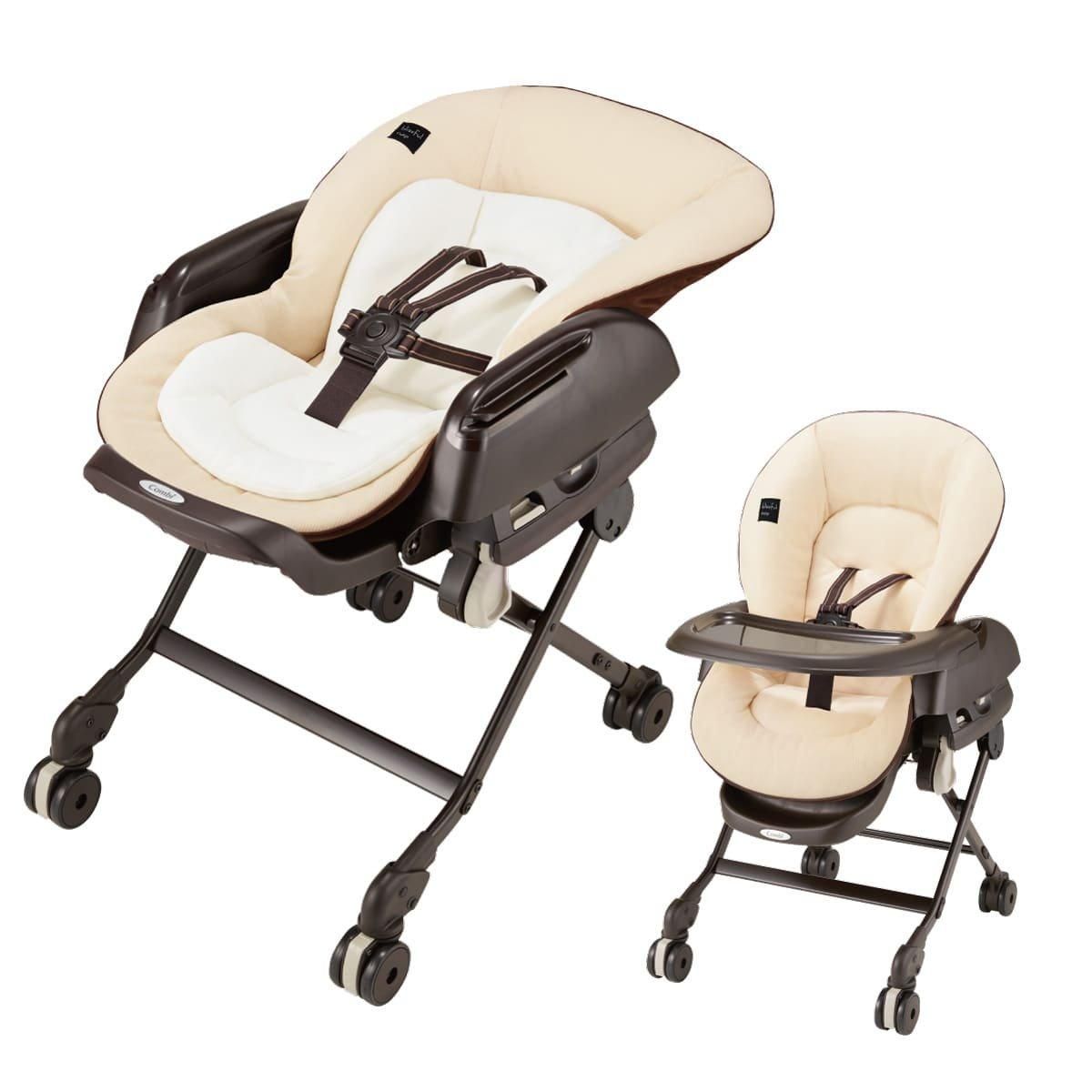 【手動タイプ】ネムリラ おやすみ＆チェア スタンダード コンビ(Combi) ハイローチェア・ベビーラック【6ヵ月目以降はいつでも返却可能】