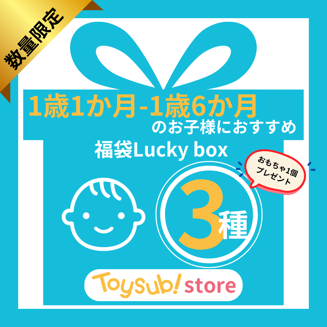 ✨新春セール✨1歳1か月~1歳6か月のお子様におすすめのLucky boxG【お楽しみ3種】＋1