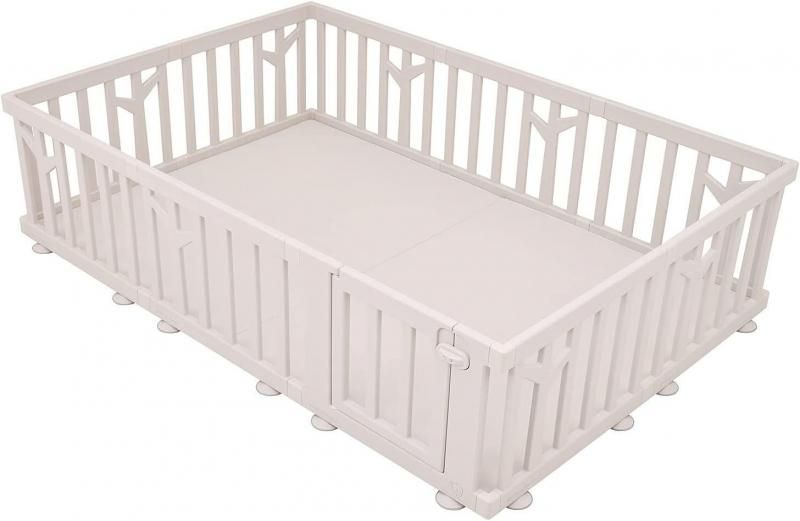 バーチ ドア付き10枚セット （140×211.5cm） プラスチック製ベビーサークル アイファム(IFAM)【6ヵ月目以降はいつでも返却可能】