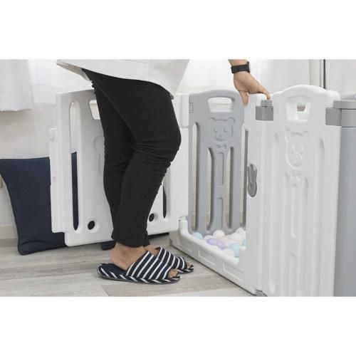 折りたたみ (111×111×65cm) プラスチック製ベビーサークル アンジュスマイル(AngeSmile)【6ヵ月目以降はいつでも返却可能】