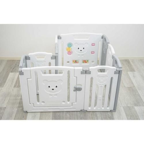 折りたたみ (111×111×65cm) プラスチック製ベビーサークル アンジュスマイル(AngeSmile)【6ヵ月目以降はいつでも返却可能】