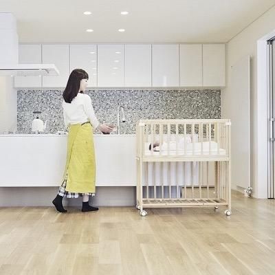 そいねーる＋ベビーベッドmove 大和屋(Yamatoya) ミニサイズ/コンパクトベビーベッド【6ヵ月目以降はいつでも返却可能】