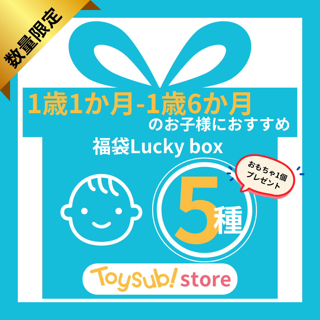 ✨新春セール✨1歳1か月~1歳6か月のお子様におすすめのLucky boxH【お楽しみ5種】＋1