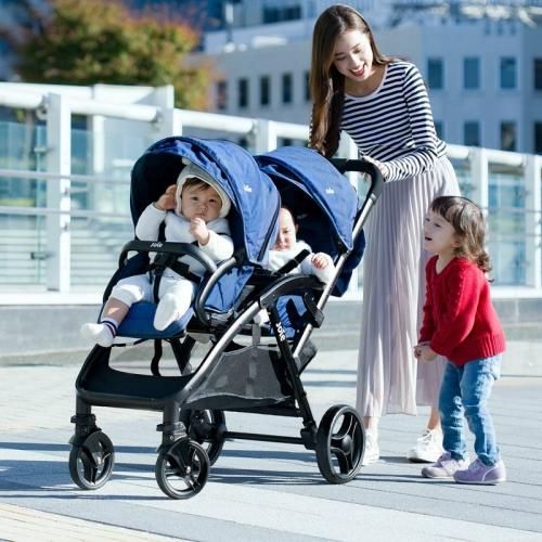 ベビーカー エヴァライトデュオ ジョイー(joie)《二人乗り》 二人乗り/双子用ベビーカー【3ヵ月目以降はいつでも返却可能】