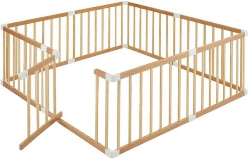 木製ベビーサークル 扉付 (173.8×173.8×65.5cm) 木製ベビーサークル カトージ(KATOJI)【6ヵ月目以降はいつでも返却可能】