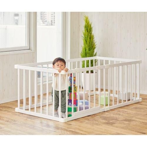 木製ベビーサークル 扉付 (173.8×173.8×65.5cm) 木製ベビーサークル カトージ(KATOJI)【6ヵ月目以降はいつでも返却可能】