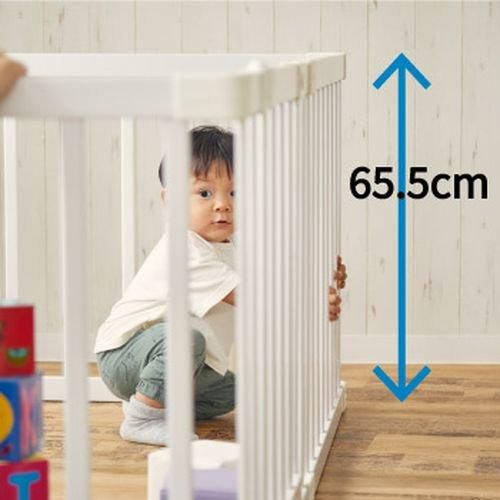 木製ベビーサークル 扉付 (173.8×173.8×65.5cm) 木製ベビーサークル カトージ(KATOJI)【6ヵ月目以降はいつでも返却可能】