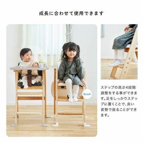 ベビーチェア ハイブリットハイチェア プラッキー カトージ(KATOJI) ベビーチェア【6ヵ月目以降はいつでも返却可能】