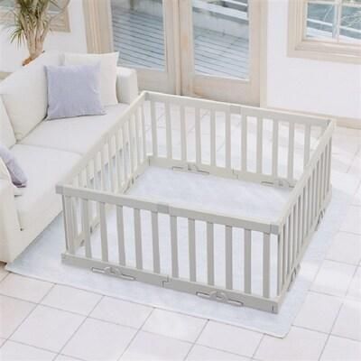 パーテーションにも使えるベビーサークル 8枚セット (150×150×60cm) プラスチック製ベビーサークル リッチェル(RICHELL)【6ヵ月目以降はいつでも返却可能】