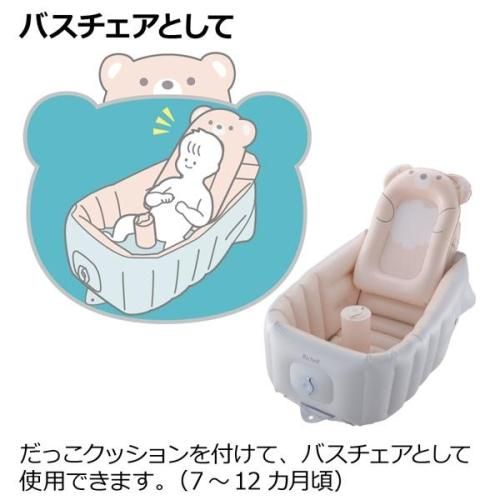 ふかふか ベビーバス ステップアップ リッチェル(Richell) ベビーバス【3ヵ月目以降はいつでも返却可能】