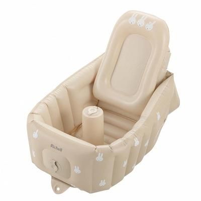 ミッフィーふかふか ベビーバス ステップアップ リッチェル ベビーバス【3ヵ月目以降はいつでも返却可能】