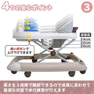 てくてくウォーカー JTC 歩行器【6ヵ月目以降はいつでも返却可能】