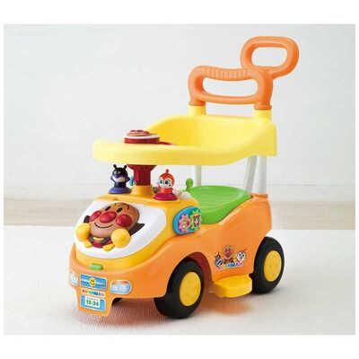 アンパンマン　よくばりビジーカー　押し棒+ガード付 アガツマ 手押し車【6ヵ月目以降はいつでも返却可能】