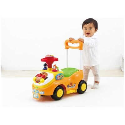 アンパンマン　よくばりビジーカー　押し棒+ガード付 アガツマ 手押し車【6ヵ月目以降はいつでも返却可能】