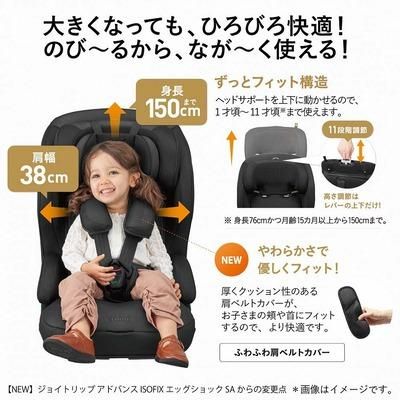 ジョイトリップ アドバンス plus ISOFIX エッグショック SA コンビ(Combi) ジュニアシート【3ヵ月目以降はいつでも返却可能】