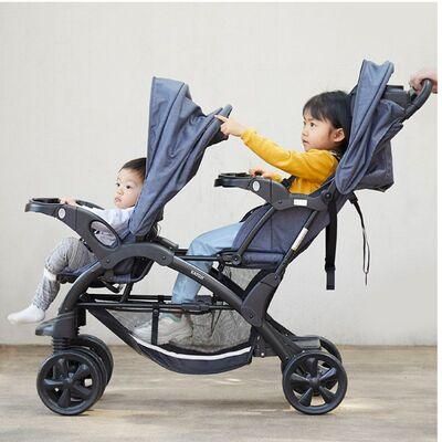 二人でゴーDX カトージ(KATOJI)《二人乗り》 二人乗り/双子用ベビーカー【3ヵ月目以降はいつでも返却可能】