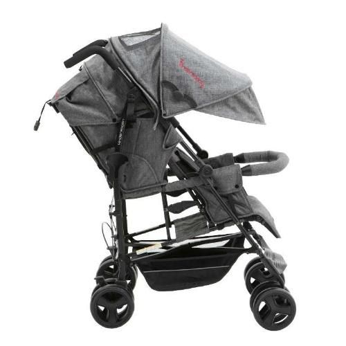 kinderwagon DUOシティHOPII レインカバー付 日本育児《二人乗り》 二人乗り/双子用ベビーカー【3ヵ月目以降はいつでも返却可能】