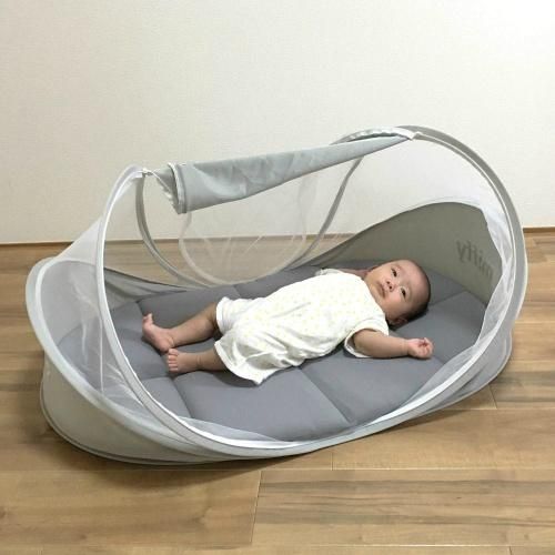 ミッフィー ベビー コンパクトベッド 専用バッグ付き 西川 ベッドインベッド【6ヵ月目以降はいつでも返却可能】