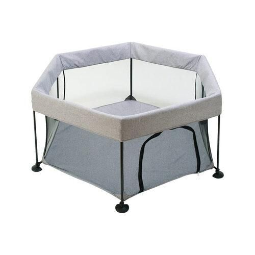 らくらくベビーサークルワイド (180×154×72cm) メッシュ製ベビーサークル 西松屋／アカチャンホンポ／ベビーザらス【6ヵ月目以降はいつでも返却可能】