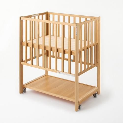 ベビーベッド 無印良品(MUJI) ミニサイズ/コンパクトベビーベッド【6ヵ月目以降はいつでも返却可能】