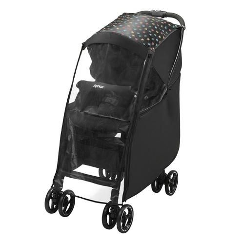 雨の日に色が変わるマルチレインカバー ベビーカー小物 アップリカ(aprica)【6ヵ月目以降はいつでも返却可能】