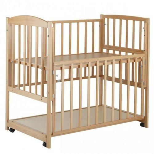 ベビーベッド ツーオープン(収納板付) カトージ(KATOJI)【6ヵ月目以降はいつでも返却可能】