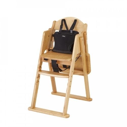 木製 ベビーハイチェア チェアベルト付 カトージ(KATOJI)【6ヵ月目以降はいつでも返却可能】