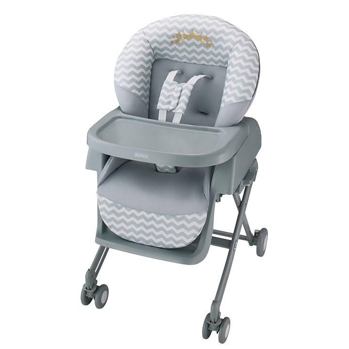 ユラリズム エアークッションプラス(ベビーザらス限定モデル) 手動ハイローチェア アップリカ(aprica)R003【6ヵ月目以降はいつでも返却可能】