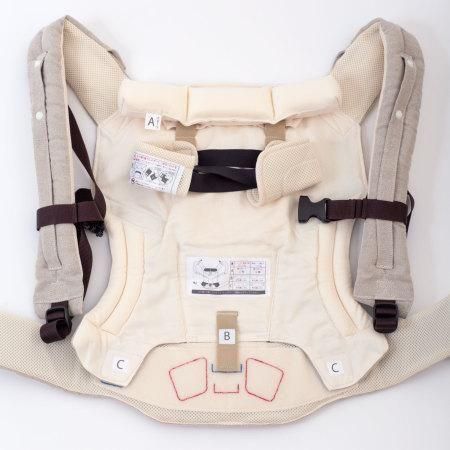 オーガニックメッシュワン(Organic Mesh One) 抱っこ紐・おんぶ紐 サンアンドビーチ(sun&beach)R003【6ヵ月目以降はいつでも返却可能】