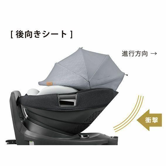ホワイトレーベル THE S ISOFIX エッグショック ZA-670 チャイルドシート コンビ(combi)【3ヵ月目以降はいつでも返却可能】