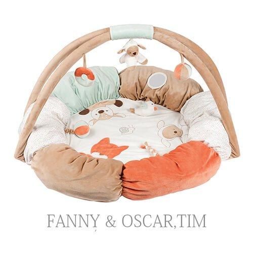 赤ちゃんのプレイマット＆プレイジム  ベビージム ナチュー(Nattou)【6ヵ月目以降はいつでも返却可能】