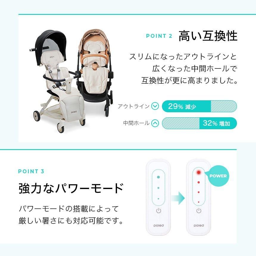 エアラブ 4 ロリポップ (airluv4 lollipop)	送風機付きクールシート【6ヵ月目以降はいつでも返却可能】